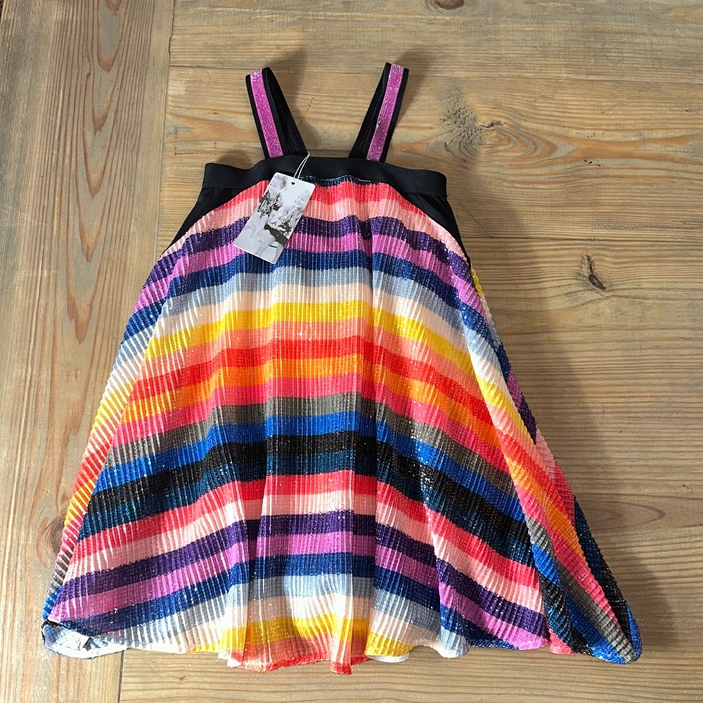 Hannah Banana Multicolor Sequin Dress